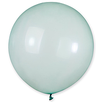 Латексный шарик Gemar 19" (48 см) /44 Кристалл прозрачный зеленый