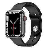 Розумний смарт-годинник Hoco Y1 Pro Smart Watch електронний наручний смарт-годинник із функцією приймання дзвінків чорний, фото 2