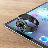 Розумний смарт-годинник Hoco Y1 Pro Smart Watch електронний наручний смарт-годинник із функцією приймання дзвінків чорний, фото 7
