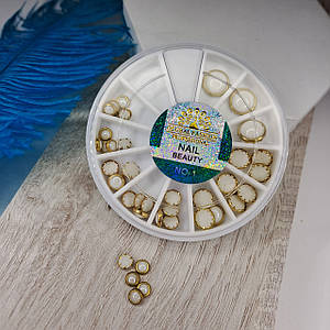 5010-Перлини білі карусель