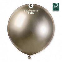 Латексна кулька Gemar 19"(45 см) /085 Хром Shiny Просеко