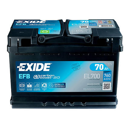 Exide EFB 70 Ah 760 En (0), фото 2