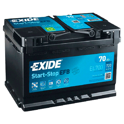Exide EFB 70 Ah 760 En (0), фото 2