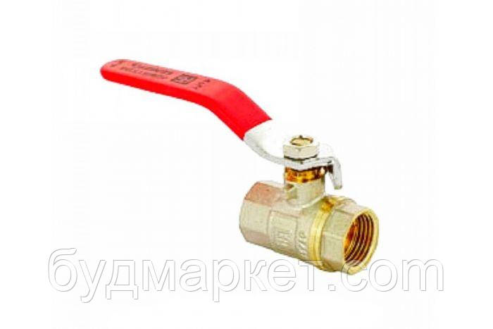 Кран кульовий Brass 15 1/2' ВВ ручка B01214E