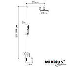 Душова колона зі змішувачем Mixxus AMA 009-J, фото 3