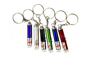 Брелок Ліхтарик LED 9618 світло+лазер