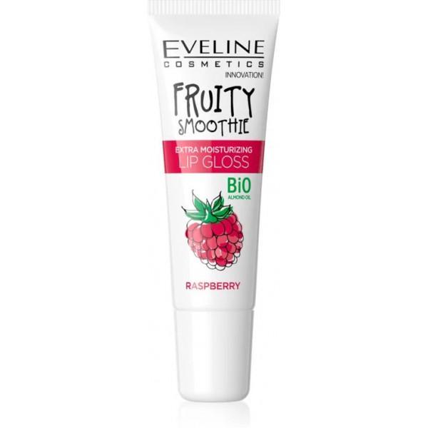 Блиск для губ Eveline Fruity Smoothie Екстразволожуючий 12мл RASPBERRY (5903416028925)