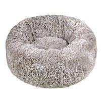 Red Point (Рэд Поинт) Donut - Лежак со съемной подушкой для собак мелких пород и котов (серый)500
