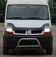 Кенгурятник передня дуга WT003 (нерж.) Nissan Interstar (2004-2010)