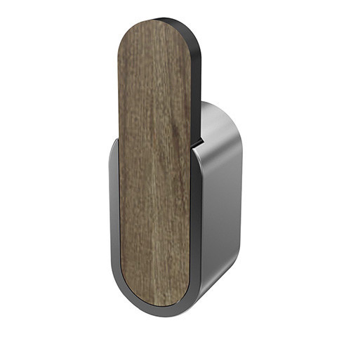 Гачок BERGEN  хром/дерево (07062), фото 1