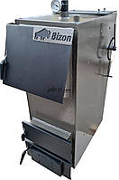 Шахтний котел Бізон 12 кВт 5 мм, бічна(фронтальне завантаження).BIZON F. Котел Холмова