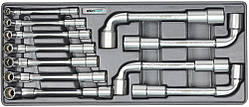 Набір торцевих ключів Whirlpower 8-19 мм, 11 шт., ложемент