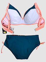 ОПТ Жіночий купальник з щільною чашкою Sisianna 3181356 48-56 персиковий на 52 54 56 58 60 розмір, фото 5