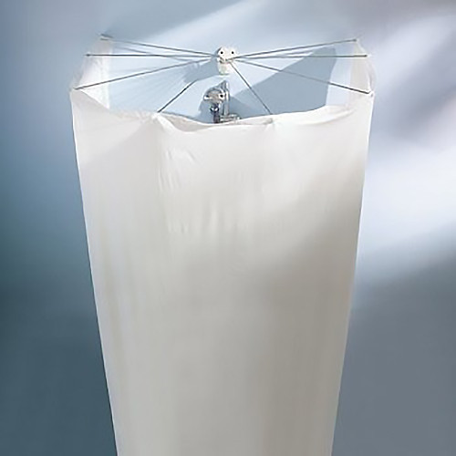 Шторка з карнизом для ванної вінілова Spirella OMBRELLA (10.04441), фото 1