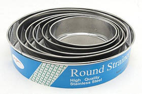 Набір сито для борошна Round Strainer, сита різного діаметра 6 шт. для просівання, фото 5
