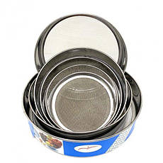 Набір сито для борошна Round Strainer, сита різного діаметра 6 шт. для просівання, фото 4