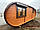 Баня з термобруса овальна 6х2,6м від виробника Thermowood Production, фото 4