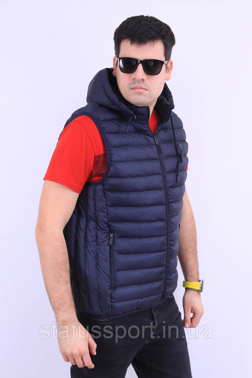 Мужской стеганный жилет большого размера DANGER 872 Синий (ID ...