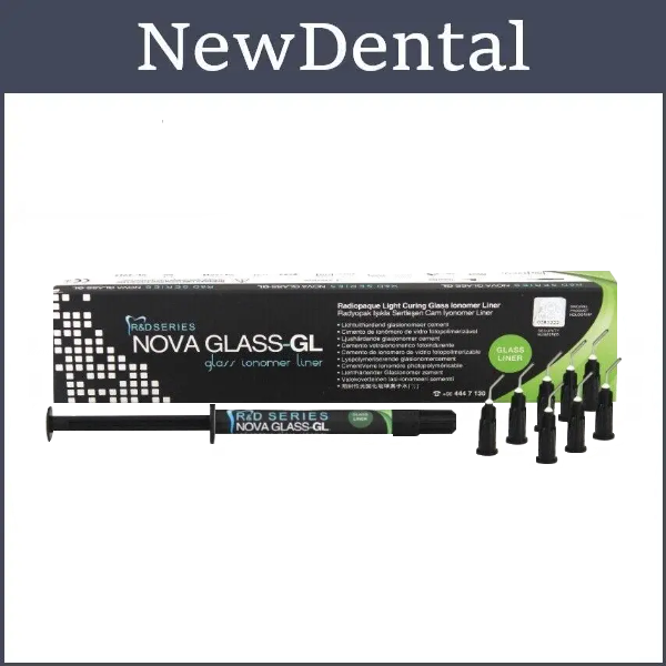 НОВА ГЛАСС ГЛ (NOVA GLASS GL) 2х2 gr висококонтрасний рентген лайнер