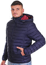 Куртка чоловіча демісезонна RLZ 21-R2109 темно-синя, фото 3