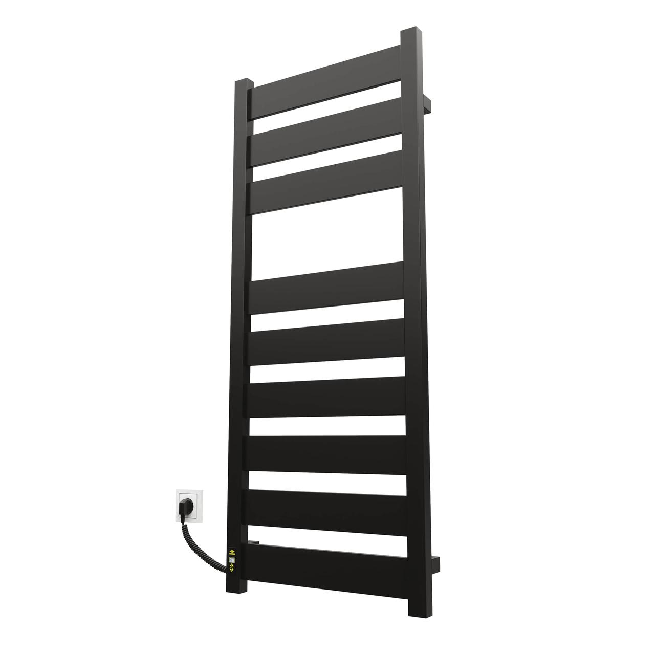 Рушникосушарка KOSSER Волз 1200х500 EL тайм. чорний, фото 1