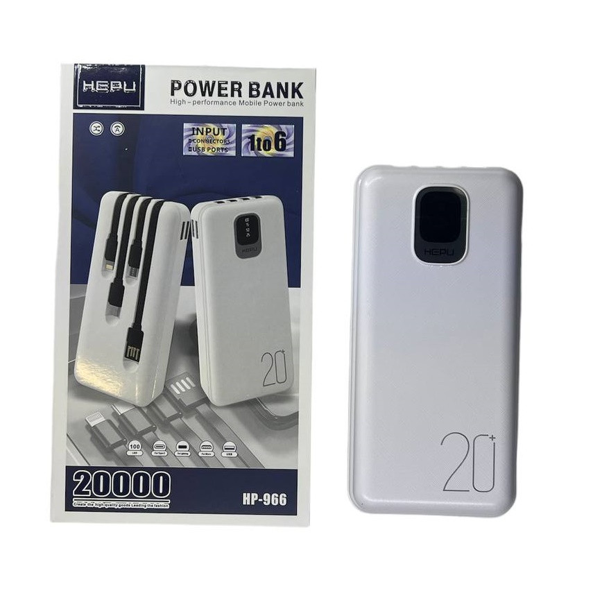 Повербанк power bank HEPU HP966 20000 mAh, фото 1