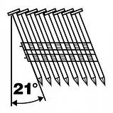 Цвях 3,1х90мм рифльований в стрічці 21*, фото 4