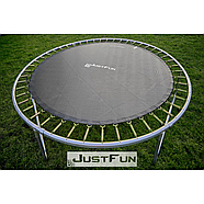 Батут Just Fun 305см Blue внутрішня сітка + сходи, фото 5