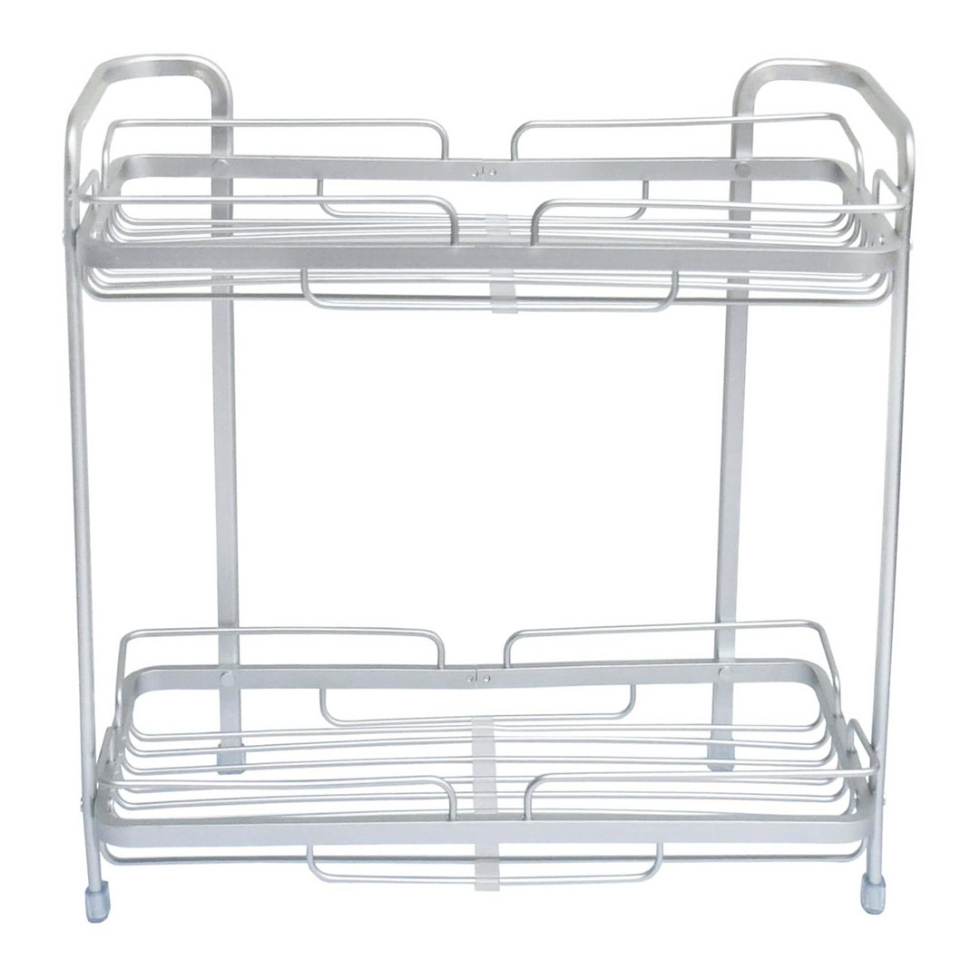 2-ярусна полиця Lemax прямокутна алюмінієва (EBA-3020 AL), фото 1