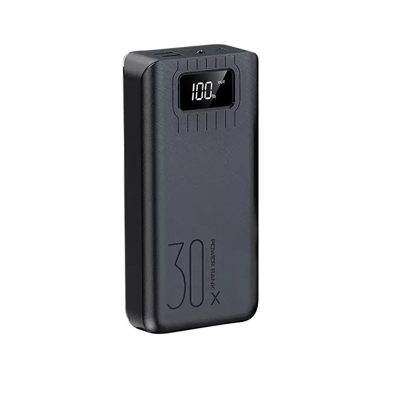Універсальна мобільна батарея Toptec 30000mAh DC 5V/2A black