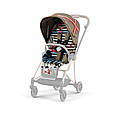 Прогулянкова коляска Cybex Mios 4.0 KK One Love multicolor шасі Rosegold, фото 3