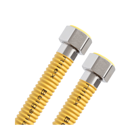 Шланг газовый 0,8 м ВВ 1/2" гофрированный в ПВХ оплетке SmartFlex, цена ...