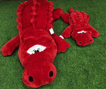 М'яка іграшка Крокодил 180 см Іграшковий м'який крокодил Дитяча м'яка іграшка Алігатор іграшка іграшка червоний