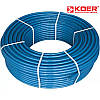 Труба для теплої підлоги KOER PERT EVOH 16*2,0 (BLUE) з кисневим бар'єром, фото 2