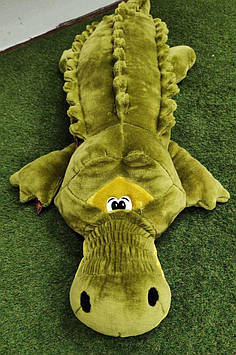 М'яка іграшка Крокодил 180 см Іграшковий м'який крокодил Дитяча м'яка іграшка Алігатор іграшка іграшка Салатовый