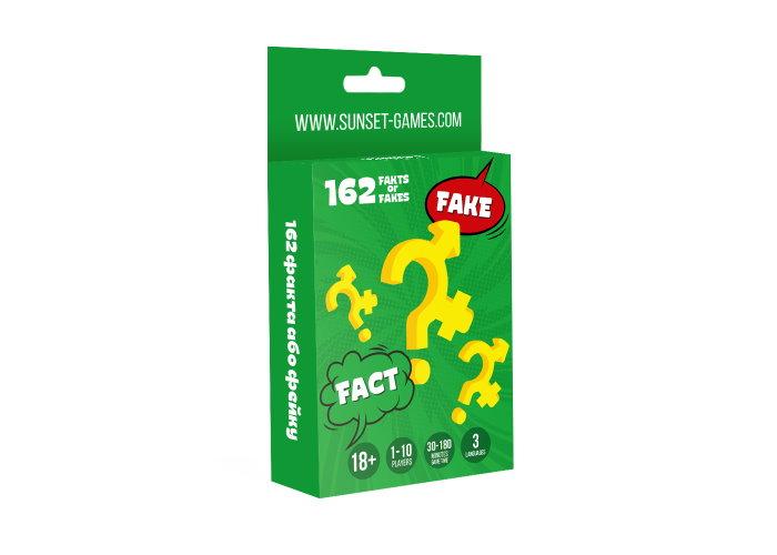 Настільна гра Гра для компанії 162 Факта або Фейку (162 Fakts or Fakes)