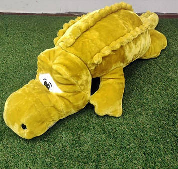 М'яка іграшка Крокодил 180 см Іграшковий м'який крокодил Дитяча м'яка іграшка Алігатор іграшка іграшка золотой