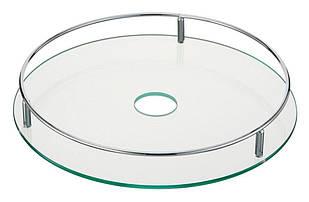 Скляна полиця Lemax без кріплення 450 мм, хром (STS450)