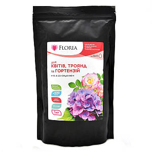 Добриво Floria Sol для квітів, троянд та гортензій водорозчинне Флорія Сол - 1 кг
