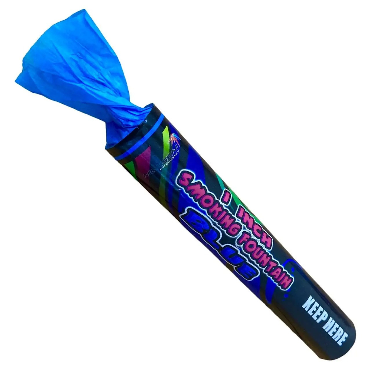 Кольоровий синій дим Maxsem MA0511, кольоровий дим для фотосесій. Час роботи 60 с. Blue