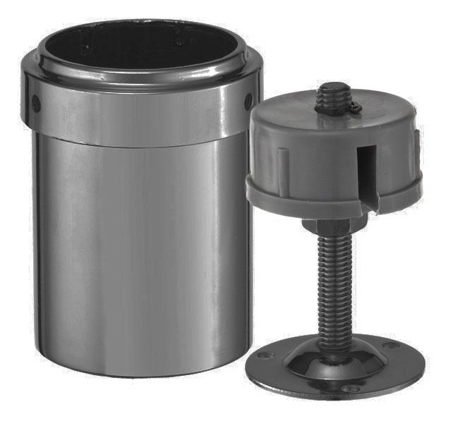 Кріплення до стелі для труби Lemax діам. 50 мм, чорний нікель (STK103 NF (BL)), фото 1