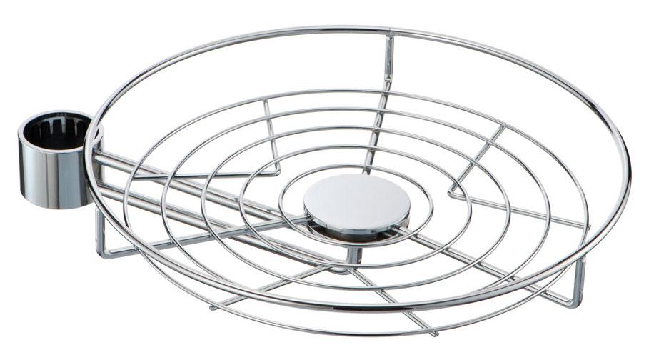 Бокова полиця Lemax 450 мм, хром (STB450)