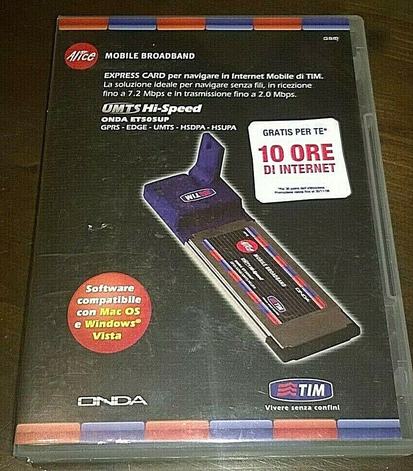 ЕКСПРЕС-КАРТА UMTS HI SPEED ONDA ET505UP GPRS EDGE HSDPA HSUPA TIM ALICE (НОВА)