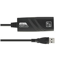 Переходник USB 3.0 - LAN RJ45 MACR Voltronic 10/100/1000 Mbps Ethernet Network Adapter Windows/MacOS (14904)