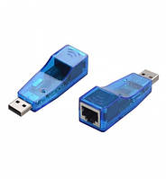 Переходник USB 2.0 - LAN RJ45 Voltronic 10/100 Mbps Ethernet Network Adapter Card Windows/MacOS (00755)