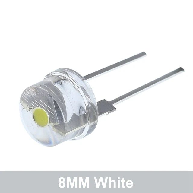 Светодиод LED 8мм (белый) 3.0-3.2V (ID#1749111311), цена: 10 ₴, купить ...