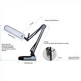 Настільна світлодіодна лампа ЕВРОСВЕТ Ridy-09_SP 9Вт срібляста, фото 2