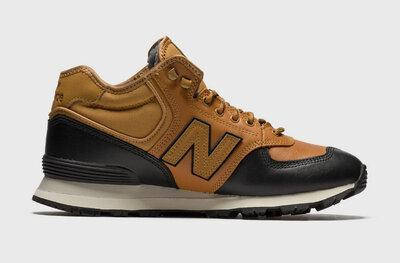 Черевики туристичні утеплені New Balance 574 коричневий, фото 1