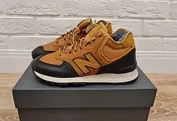 Черевики туристичні утеплені New Balance 574 коричневий, фото 5