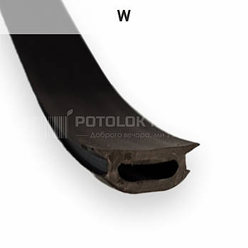 Вставка ПВХ (W) сепараційна чорна